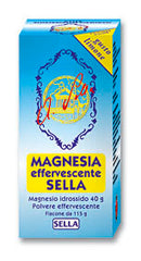 Magnesia effervescente sella 40 g  magnesio idrossido