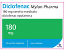 Diclofenac mylan pharma 180 mg cerotto medicato  diclofenac epolamina