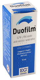 Duofilm  16,7% + 15% collodio  acido salicilico + acido lattico