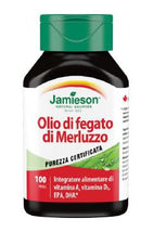 Jamieson olio di fegato di merluzzo 100 perle