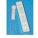 Provetta sterile urin care 12ml in polistirolo trasparente, graduata, con tappo bianco interno a pressione, singolarmente astucciata e corredata di etichetta autoadesiva