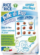 Rice&rice bolle di riso al cacao 150 g senza lievito