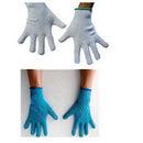 Guanto ambidestro in cotone monofilo bianco per allergie dermatologiche senza cuciture polsino elastico larghezza 65 mm 6 1 paio