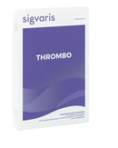 Sigvaris thrombo gambaletto lungo punta aperta bianco l