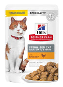 Science plan feline adult sterilized cat chicken 85 g