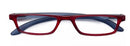 Twins silver trendy occhiale premontato rosso/blu +2