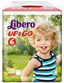 Libero up&go pannolino per bambino taglia 6 4x20 pezzi
