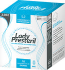 Lady presteril cotone dentro & cotone fuori 10 assorbenti con ali giorno promo