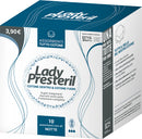 Lady presteril cotone dentro & cotone fuori 10 assorbenti con ali notte promo