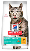 Science plan feline adult perfect weight chicken 1,5 kg