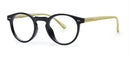 Occhiale da lettura premontato twins platinum smile nero/ve +2,50
