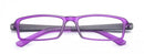Occhiale da lettura premontato twins silver light viola/nero +2,50