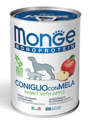 Monge monoproteico frutta coniglio/riso/mela 400 g
