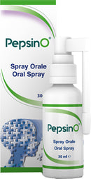 Pepsino spray orale ad azione meccanica per riduzione delle manifestazioni sintomatologiche faringee del reflusso gastroesofageo 30ml