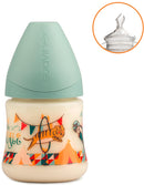 Suavinex le cirque biberon da 150ml anatomico s verde