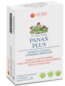 Panax plus ginseng americano 60 compresse con estratto di panax quinquefolius titolato al 10% in ginsenosidi