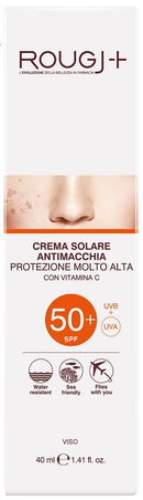 Rougj solare spf50+ viso antimacchia vitamina c 40 ml