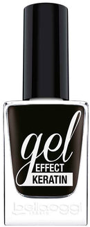 Bellaoggi gel effect keratin smalto effetto gel con cheratina black affair