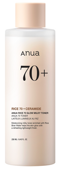 Anua rice 70 glow milky toner 250 ml