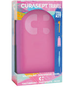 Curasept travel fuxia 1 spazzolino + 1 dentifricio 20 ml + 3 picks