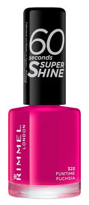Rimmel smalto 60 seconds super shine 323 funtime fuchsia 8 ml