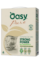 Oasy lettiera minerale pure strong power no fragance 6 l
