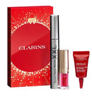 Clarins value set xxl mascara nazionale xmas 25 wonder volume xxl 01 + lip comfort oil 04 + total eye lift 3 ml new