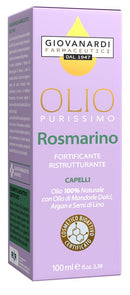 Olio purissimo rosmarino fortificante ristrutturante capelli gdo 100 ml