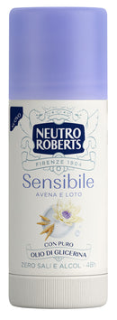 Neutro roberts deodorante pelle sensibile avena loto stick 40 ml