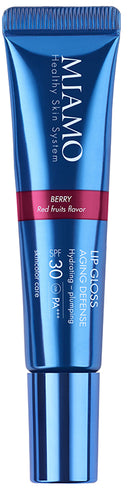 Miamo skincolor care lip gloss aging defense spf 30+ berry red fruits flavor 15 ml