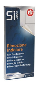 Cerotto pic solution sisilicon 10x25 cm rimozione indolore 3 pezzi