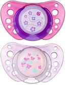 Chicco succhietto air girl in caucciu' 6-16 mesi 2 pezzi