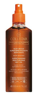 Olio secco superabbronzante idratante media 15 200 ml
