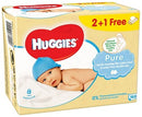 Huggies salviette pure 3 confezioni da 56 salviette