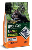 Monge bwild puppy e junior anatra e patate 2,5 kg