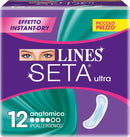 Lines seta ultra assorbenti anatomici 12 pezzi
