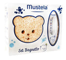 Mustela cofanetto set bagnetto 1 shampoo dolce 200 ml + 1 bagnetto millebolle 200 ml + 1 spugnetta + 1 termometro