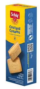 Schar custard cream biscotti con crema di latte 5 monoporzioni da 25 g