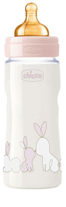 Chicco biberon original 330ml touch regular girl con tettarella in caucciu'