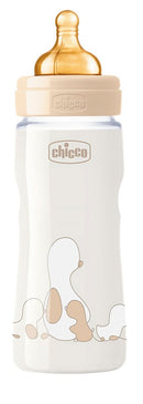 Chicco biberon original 330ml touch regular unisex con tettarella in caucciu'