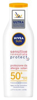 Nivea sun sensitive immediate protect latte fp50+ 200 ml