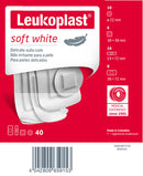 Leukoplast soft white 40 pezzi assortiti