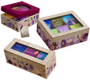 Neavita cofanetto legno bio viola a 4 scomparti composto 20 bustine tisane assortite