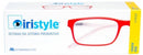 Occhiale da lettura premontato iristyle evo touch red 1,0