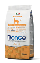 Monge cat naturale light tacchino 1,5 kg