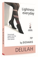 Sigvaris delilah 70 denari flat collant nero 3