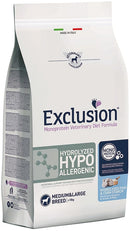 Exclusion monoprotein veterinary diet formula hydrolyzed hypoallergenic fish&corn starch medium/l 12 kg