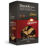 Bisciok black cioccolato fondente vidafree biscotti senza glutine 150 g
