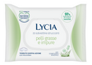 Lycia salviettine struccanti pelli grasse e impure 20 pezzi