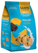 Giusto senza zucchero frollini gocce cioccolato senza zucchero 350 g